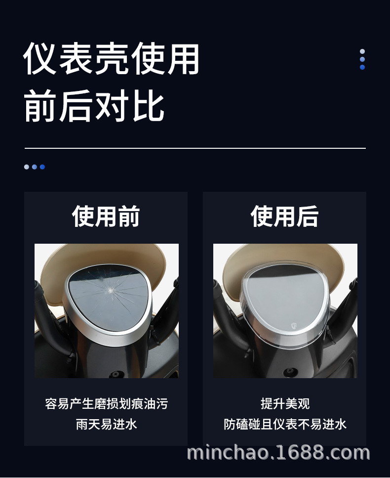 Suitable for Tailg Feimeng Electric Vehicle Instrument Panel Waterproof Cover, High-Definition Screen Film, Central Control Protective Cover Accessories