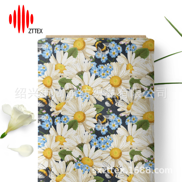 ZTTEX 数码印花 民族风 品质手感 全涤卡通印花布