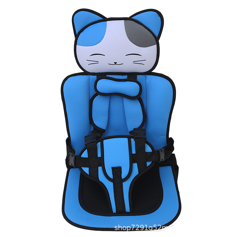 Mini Cat Model Non-Computer Electric Tricycle Seat Cushion Stroller Stroller Thickeneded Sponge Cushion Straps