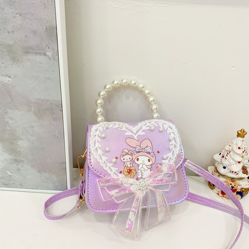 Coreano lindo bolso de niña dulce amor nicho bolso de hombro 2024 nuevo tipo de cartoon princess mochila