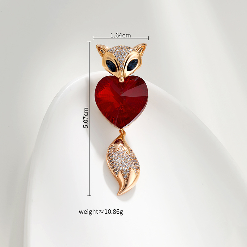 Xuping broche de alto nivel lujo ligero nicho accesorios de ropa temperamento viento broche fuente fábrica al por mayor personalizada image 15