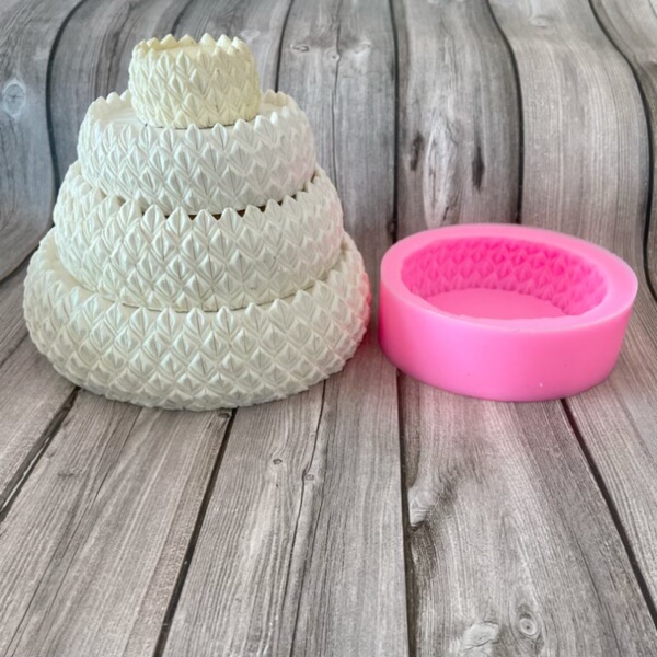 Lotus base cake edge silicone mold only shipped abroad
