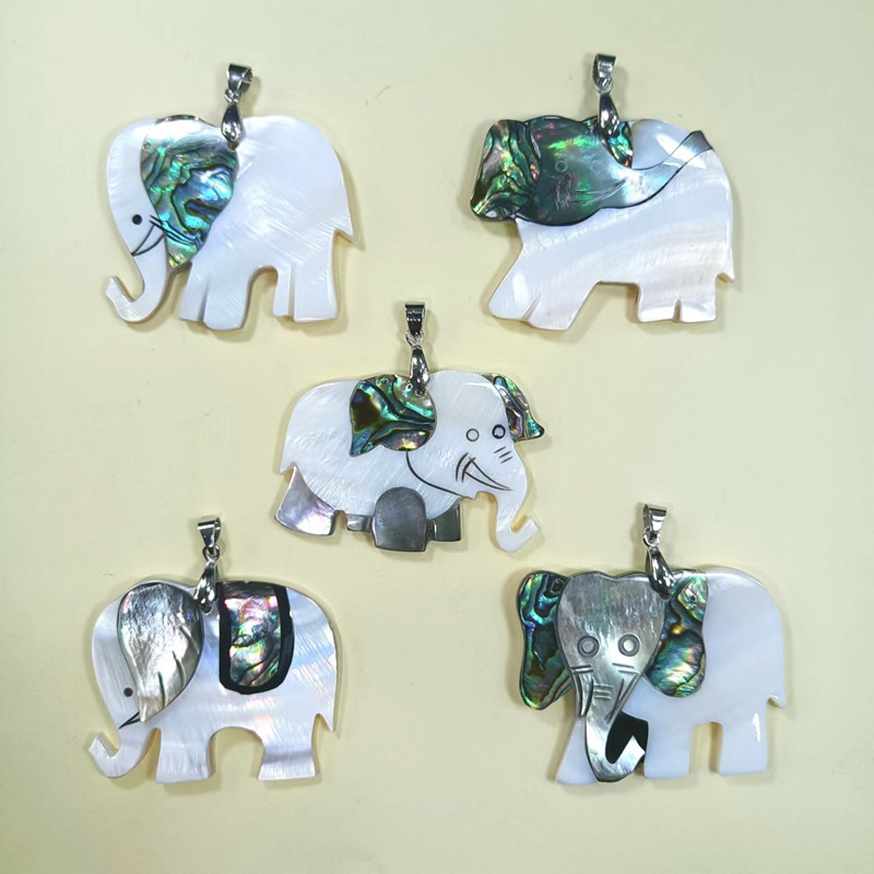 Cartoon Style Elephant Shell Jewelry Accessories display picture 1