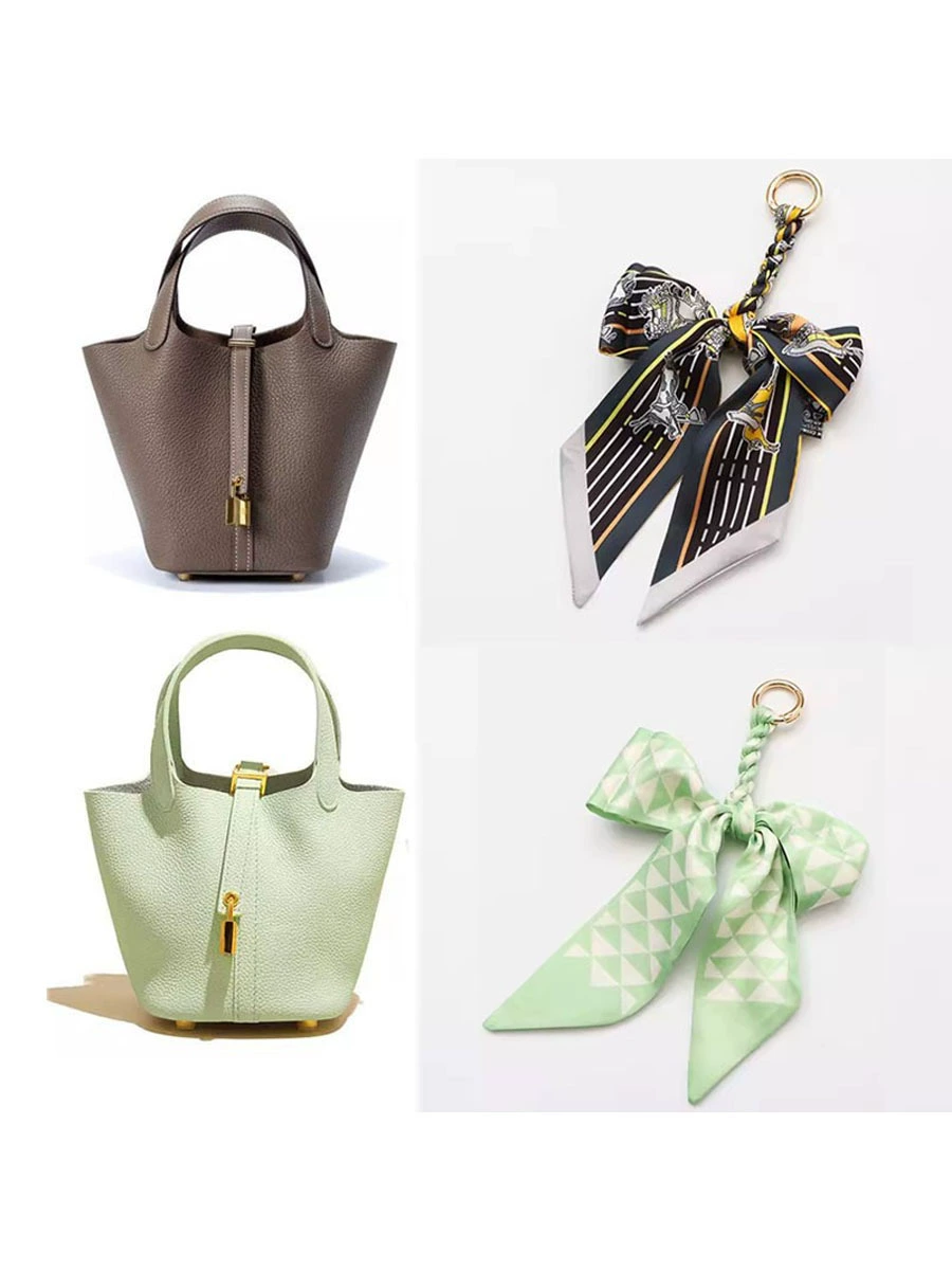 Сумка- basket? Please translate: Basket, pendant, bag with bow, fashionable accessory