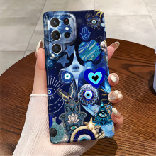 爆款恶魔之眼菲林手机壳GalaxyA11/A12全包硬壳S25跨境批发24防撞