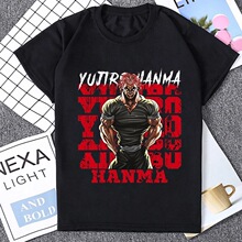 Fighting Animation Yujiro Hanma Fans Tshirt Baki The Grapple