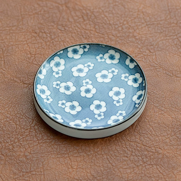 Pink ceramic coaster