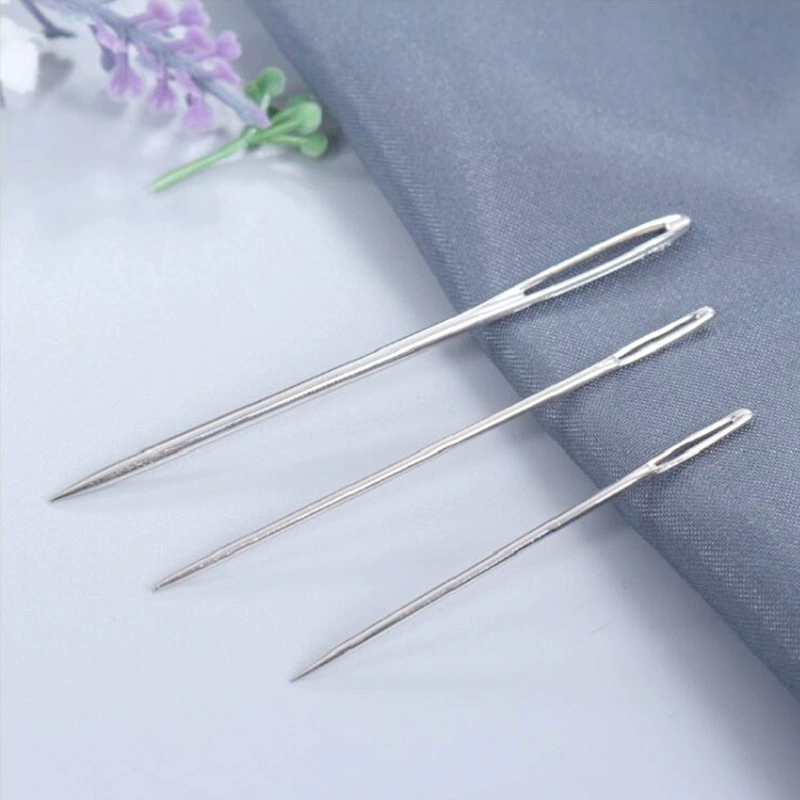 Подошва для ручного шитья игла для вышивки крестиком игла для шерсти с толстой головкой швейная игла для вышивания с большим глазом