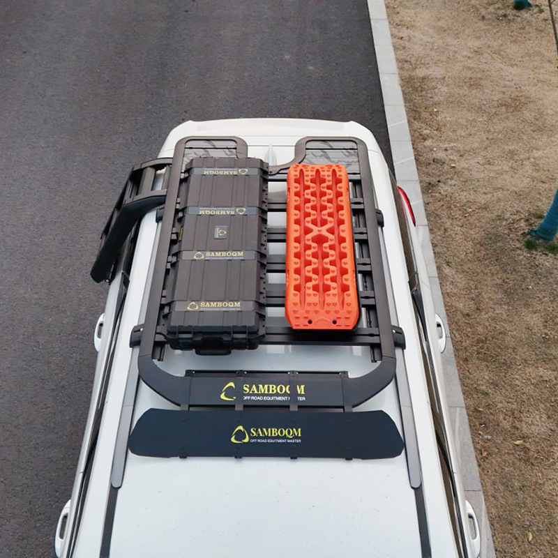 Rooftop Luggage Rack Ladder, Roof Crossbars, Luggage Frame, Off-Road Modification Parts, Expandable Roof Platform