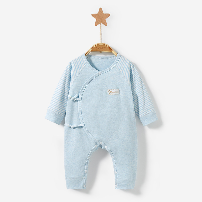Mono de bebé para otoño e invierno, recién nacido, de algodón puro, estilo monje, ropa de dormir unisex, pelele de invierno, traje para gatear, ropa de bebé