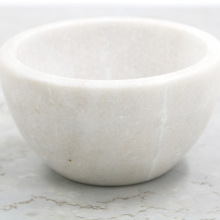 大理石烛台北欧现代蜡烛摆件蜡碗创意烛台装饰多功能石材石碗摆件