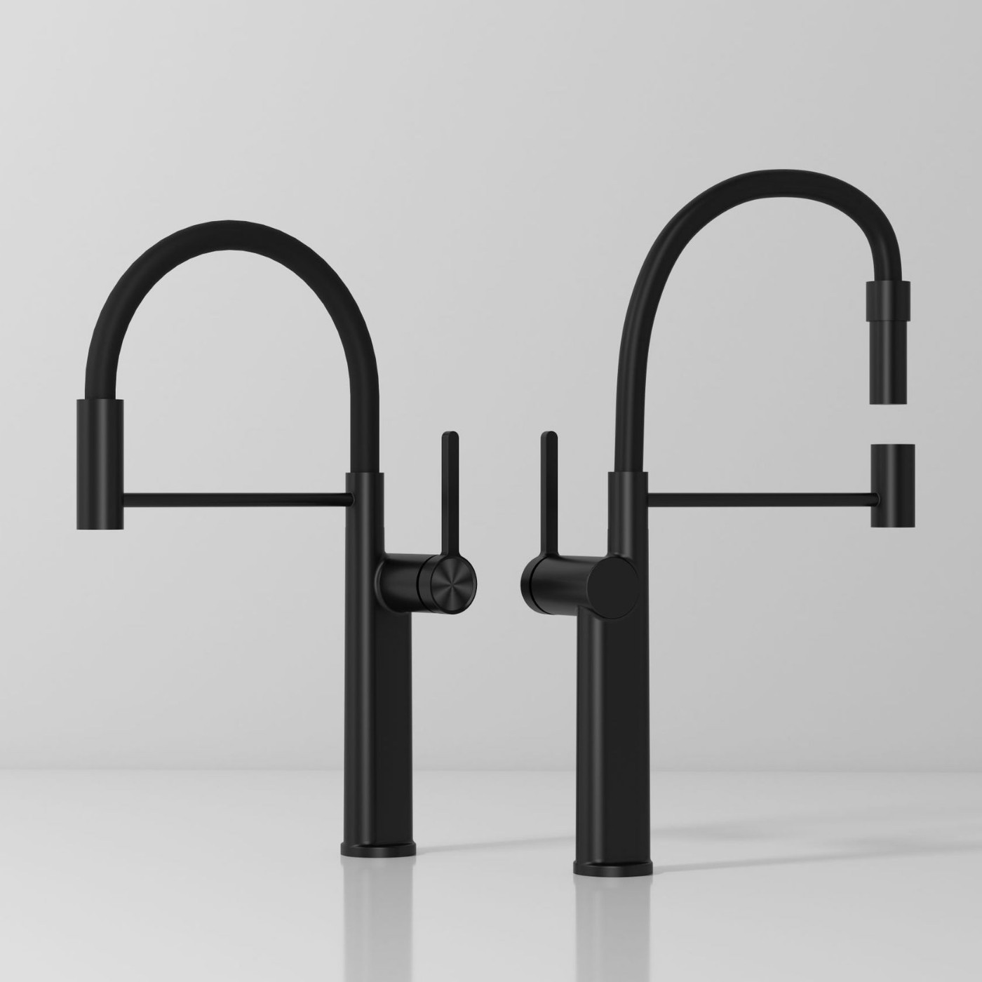 Platos cuadrados negros