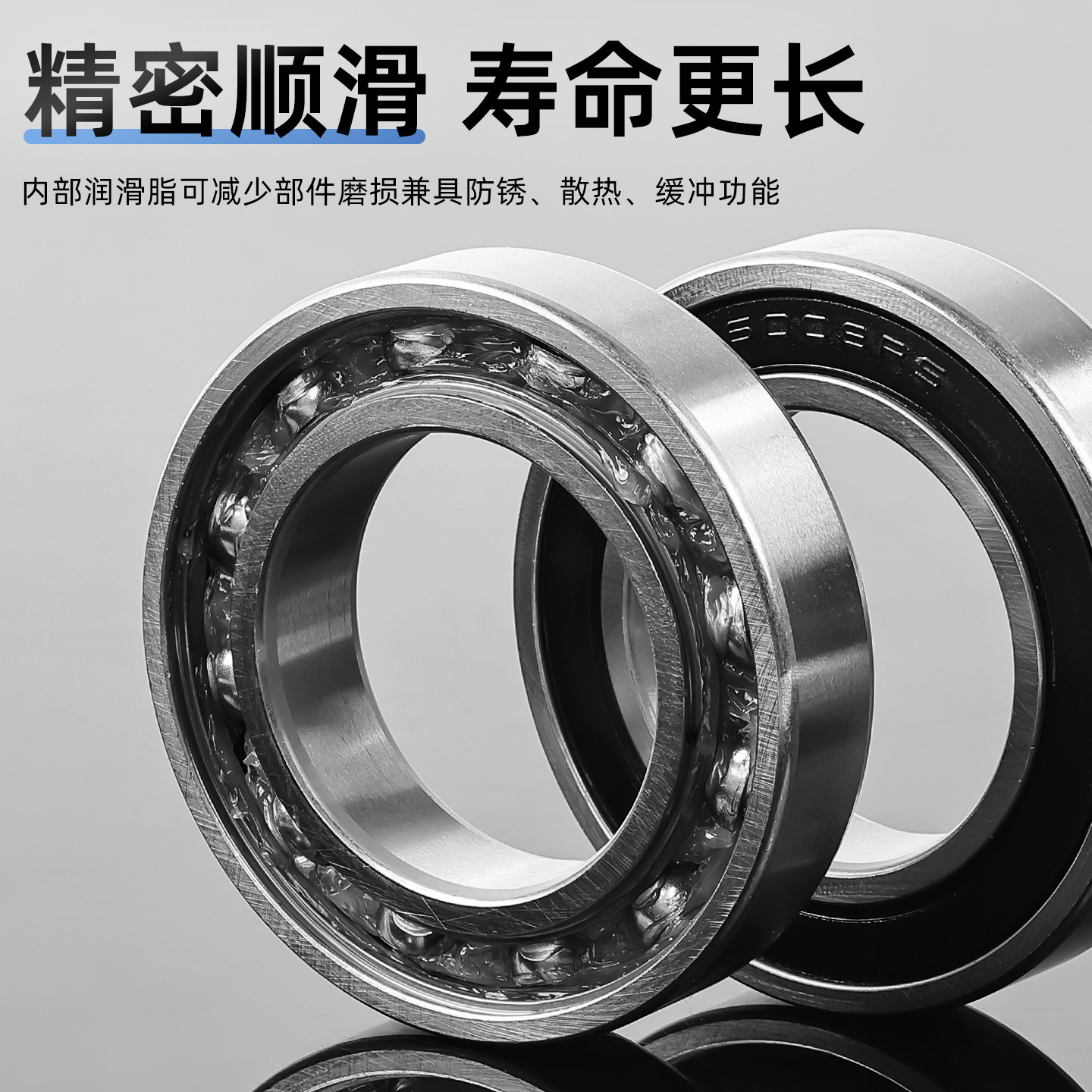 Motocicleta eléctrica con rodamiento de rueda delantera y trasera a prueba de agua de alta velocidad 6201-2RS triciclo 6000 6002 6305 motor