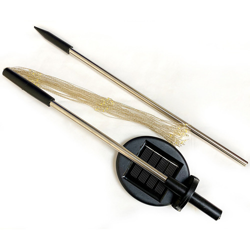 New solar fireworks light, outdoor waterproof LED copper wire lantern, ground light, courtyard garden decoration atmosphere light