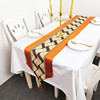 Orange rectangular Scandinavian villa, coffee table, American style