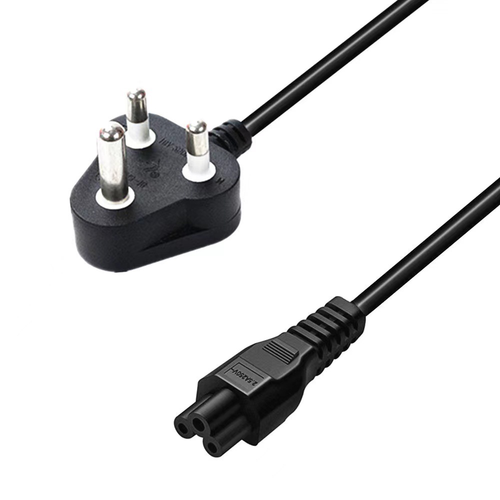 南非16A插头电源线梅花尾品字插头电源线俄罗斯插头电源线