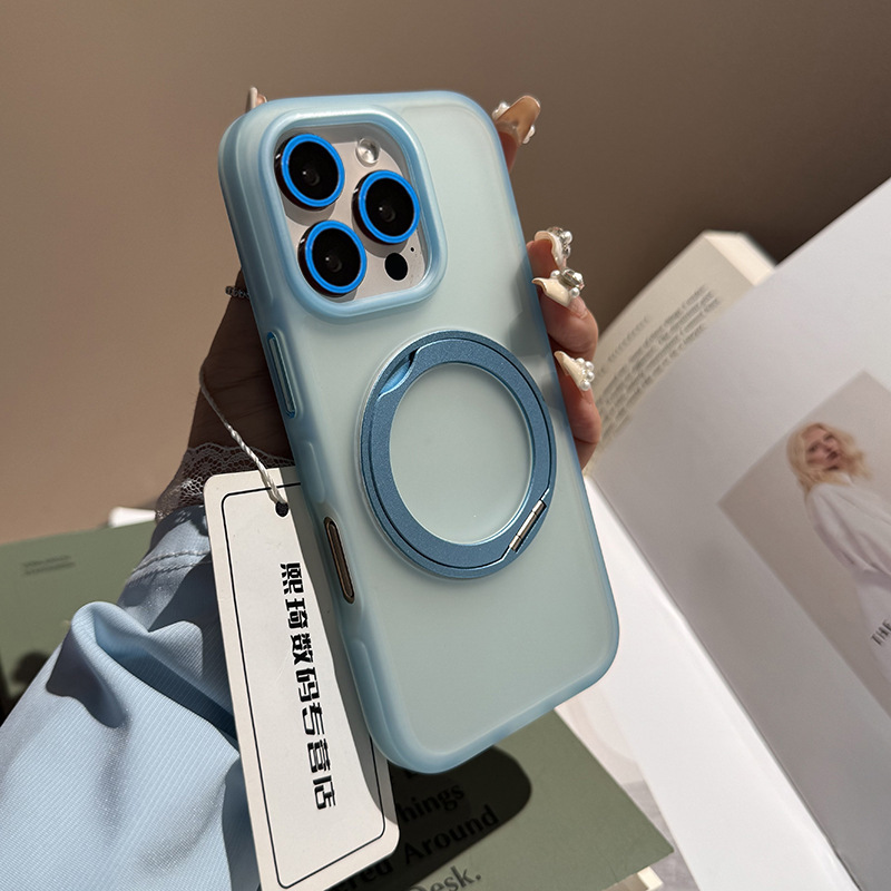 新款磁吸支架适用苹果16Promax手机壳透明iphone15Pro手机套14壳|undefined