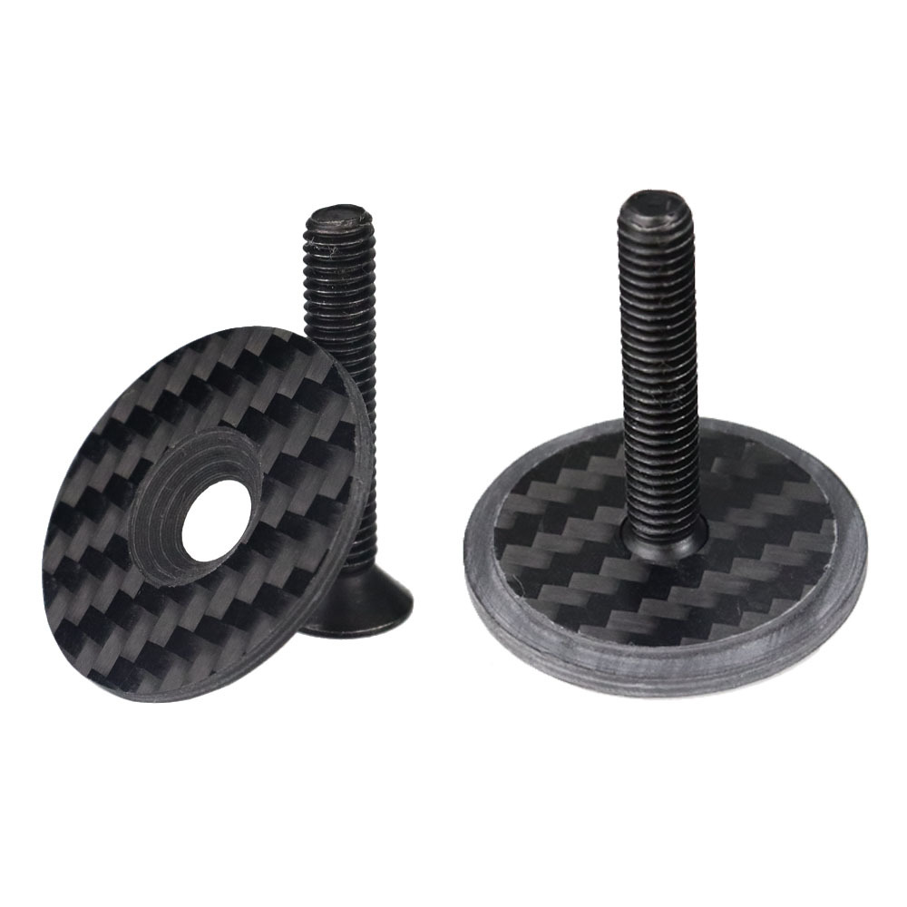 Full carbon fiber bowl cover new mountain bike bicycle bowl cover personalized bowl cover sunflower screw