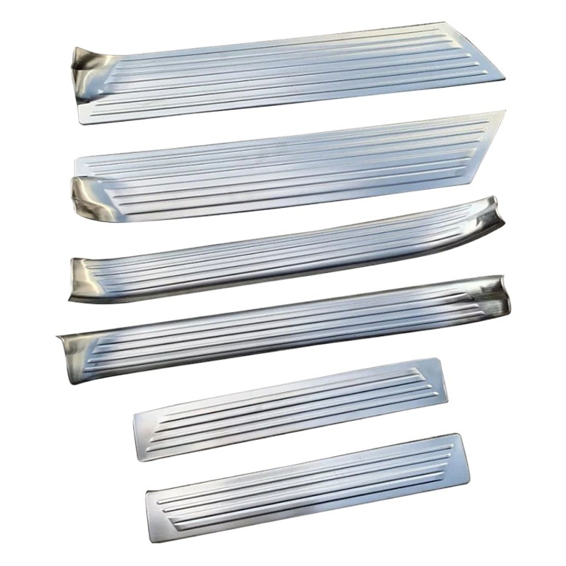 Adecuado para Toyota 23 Sienta puerta exterior alféizar bienvenida pedal puerta de acero inoxidable alféizar decorativo tira brillante Etiqueta interior