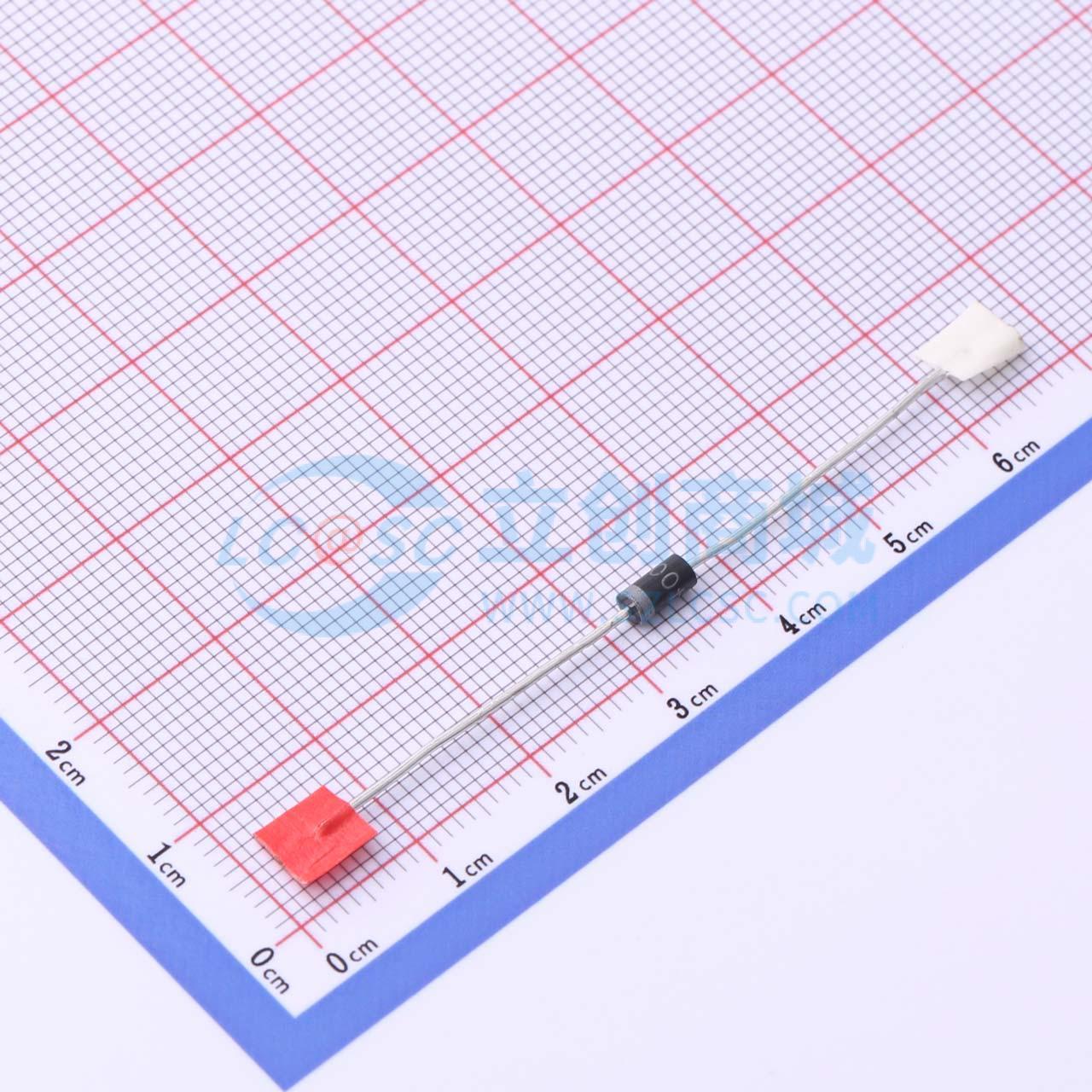 直插整流二极管 1N4005 DO-41封装 丝印4005 散装编带 现货直发