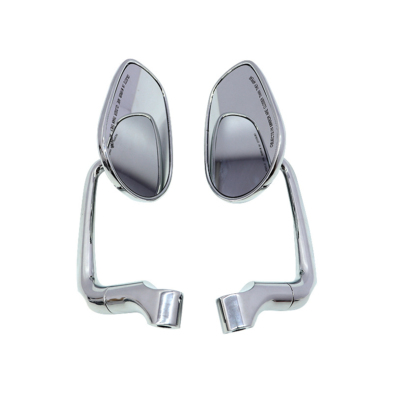 Moxin modified motorcycle rearview mirror universal hand mirror dual-purpose retro oval scooter large field of view mirror