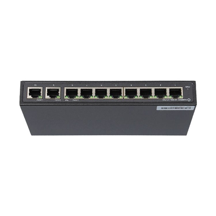 8-портовый принудительно управляемый коммутатор POE Gigabit XS1550U-10T-PWR от X-LINK
