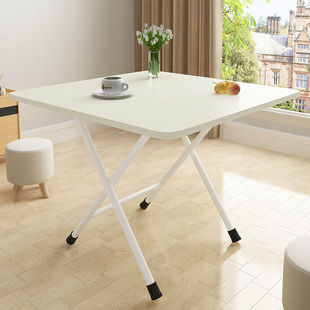 Simple Table Foldableing Bedroom Dining Table Stall Dining Table Portable Dormitory Eating Small Table Household Square Aromatic