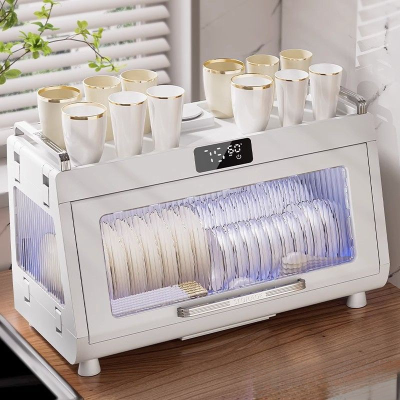 Desktop Disinfection Cabinet Household Quick Drying Fully Automatic All-In-One Mini Kitchen Tableware Small Uv No-Drying