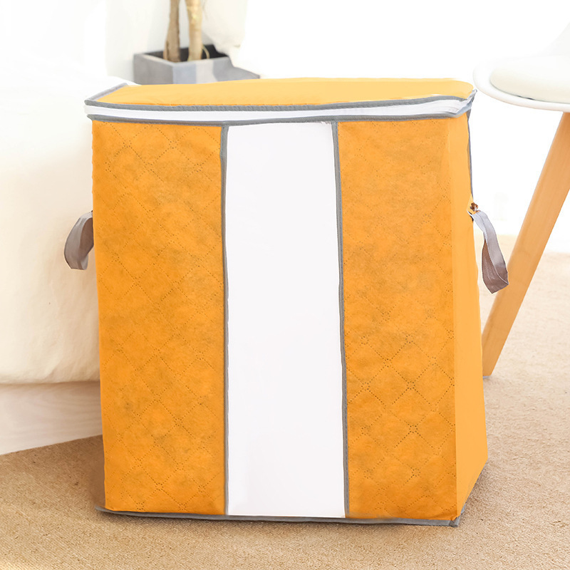 Bolsa de almacenamiento de ropa organizando edredón bolsa grande ropa de embalaje engrosada tela grande hogar a prueba de humedad