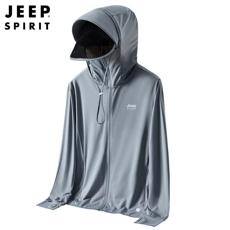 ДЫХАЮЩАЯ ПРЕДОСТОРОЖНОСТЬ КОМБИНАЦИЯ JEEP/吉普: одежда для путешествий летом с защитой от солнца, ветровка, для любимого, защита от UV
