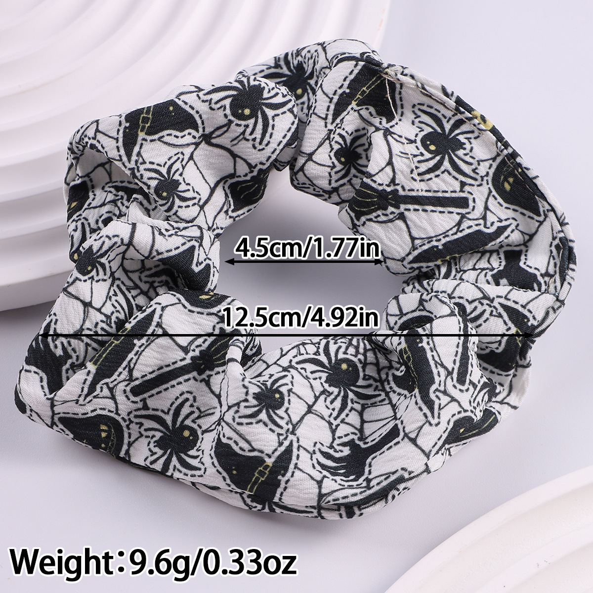 30g Weight Hair Tie Hair Accessories Type 1 Piece Quantity Holiday, Daily Occasion Christmas Festival Halloween Pattern, Christmas Tree Pattern Women's Gender Simple Style Style Christmas Simple Style Women's Halloween Pattern Christmas Tree Hair Tie 3