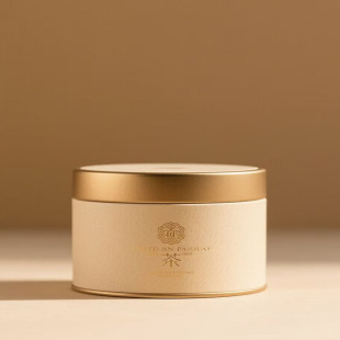 Various Sizes Logo Tea Coffee Round Paper Cans Customized with Exquisite Craftsmanship