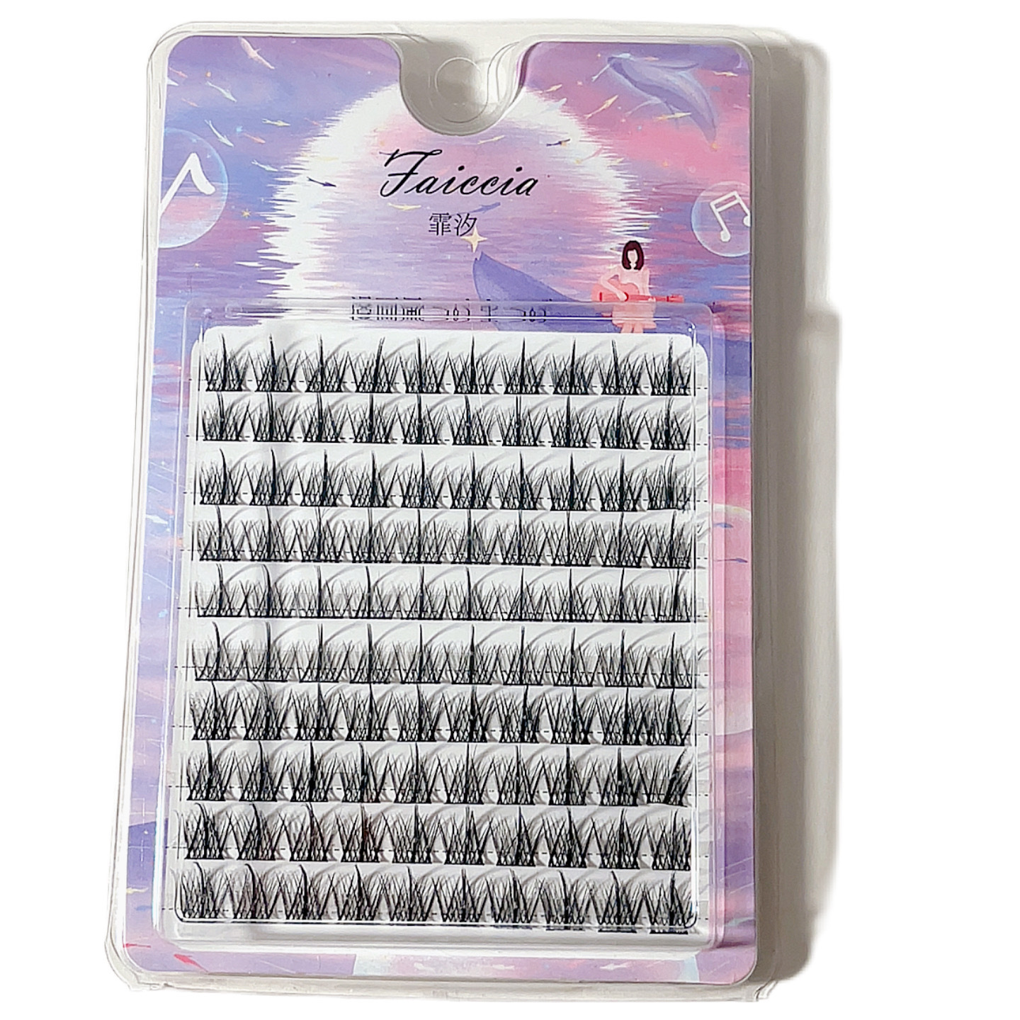 霏汐 10排懒人三部曲大容量小恶魔假睫毛女睫毛自然仿真仙子毛