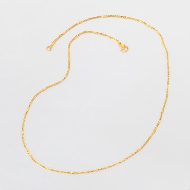Acero inoxidable 24k (aproximadamente 45cm)