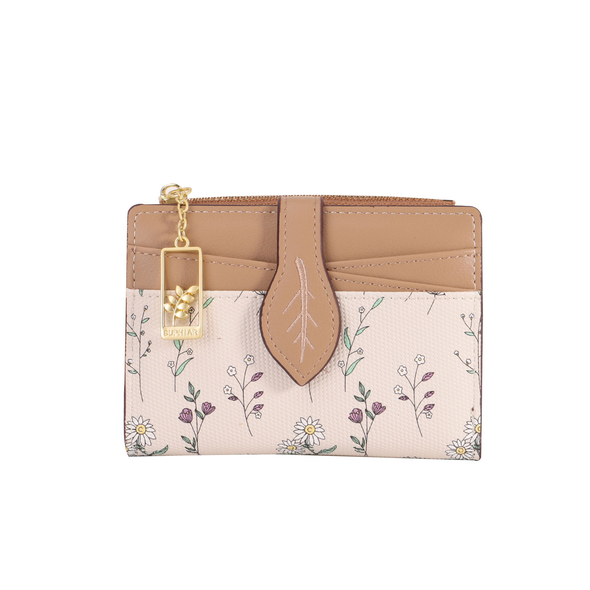 Cartera personalizada de cuero PU del sudeste asiático para mujer, bolso de tarjeta de sentido premium, monedero para mujer, bolso de mensajero de un solo hombro para teléfono móvil