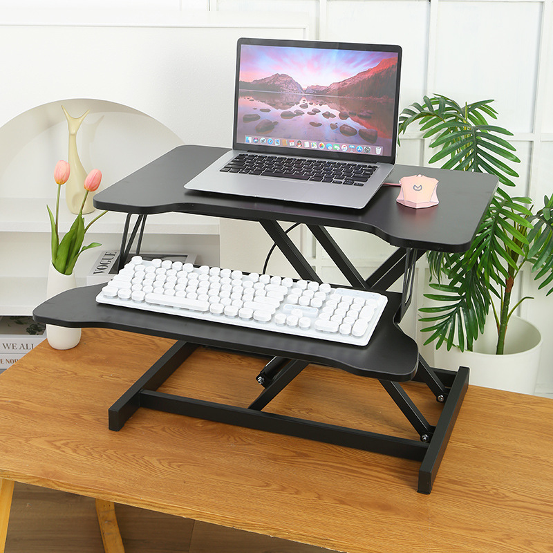 Manufacturer Pneumatic Lifting Computer Desk Standing Desktop Heightening Bracket Monitor Lifting Table Folding Table Manufacturer Pneumatic Lifting Computer Desk Standing Desktop Heightening Bracket Monitor Lifting Table Folding Table