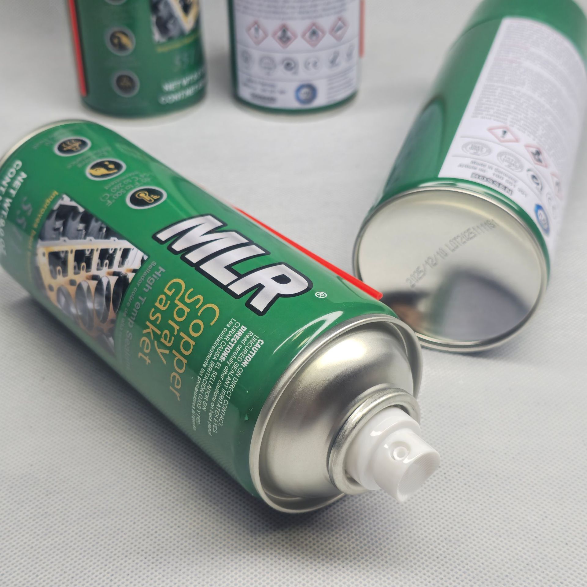 Mlr Spray-Type High-Temperature Resistant Metal Copper Gasket Sealant Spray Copper Glue 5511 450ml
