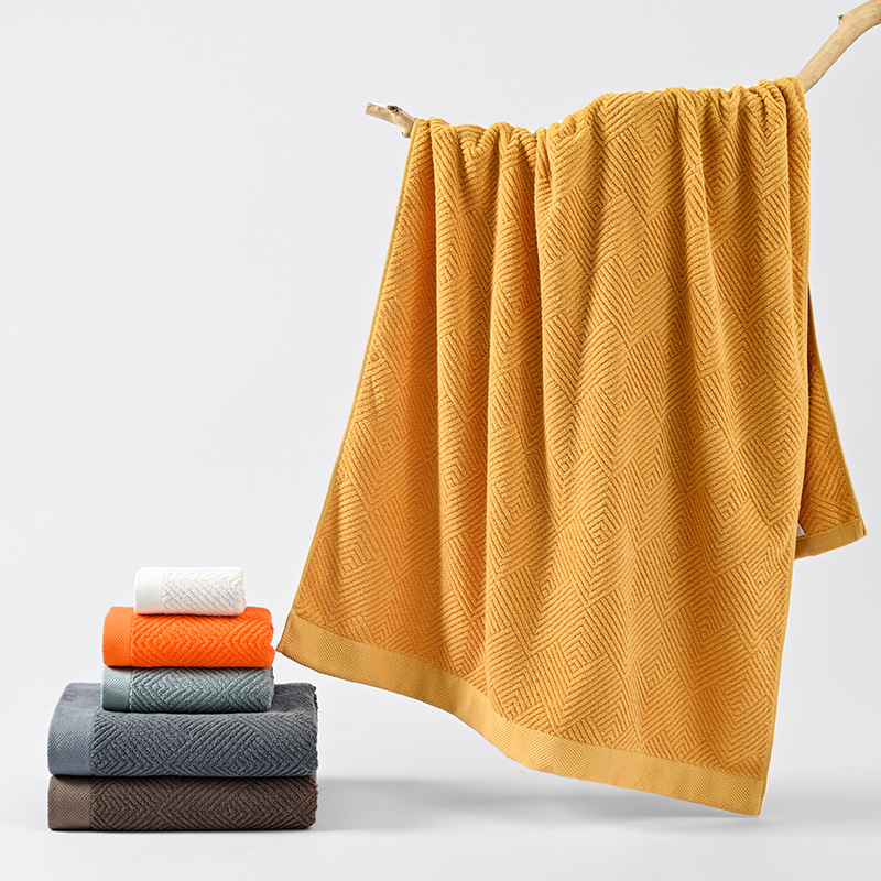 Towel cotton face washing household adult thickened combed cotton foreign trade towel bath towel tube top square towel hand and foot cleaning wholesale