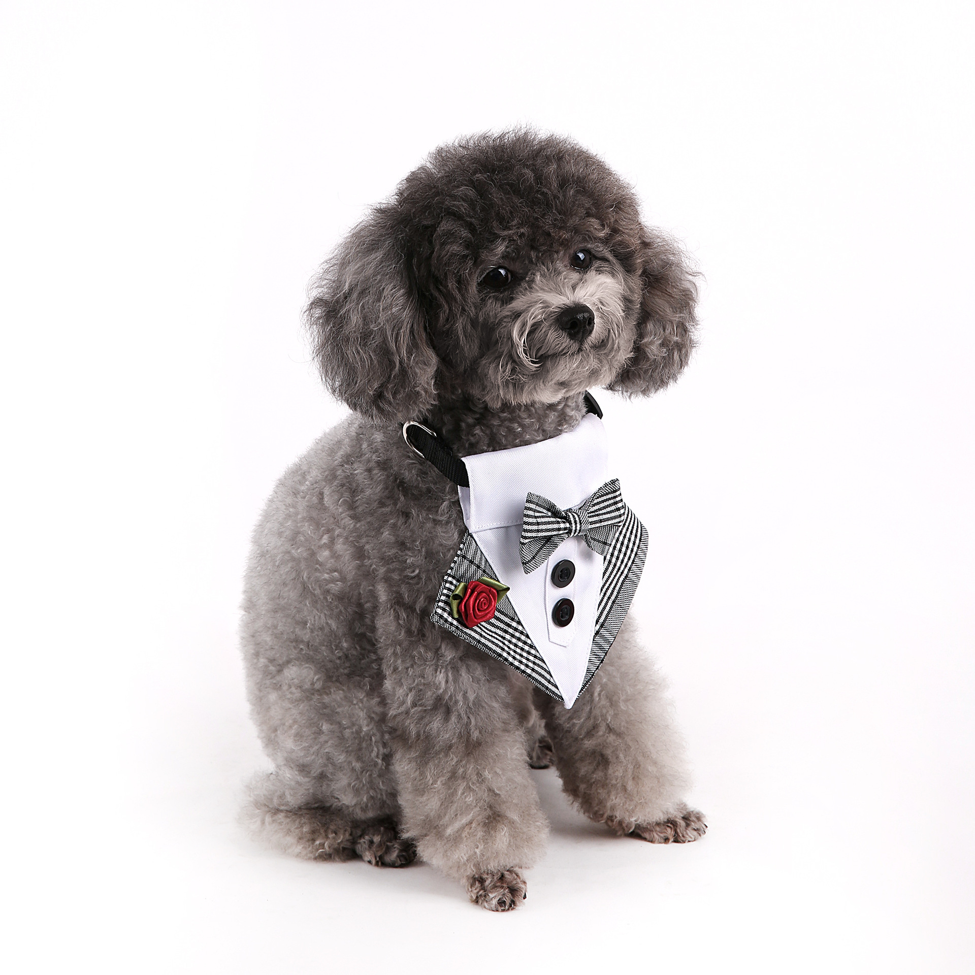 Navidad Año Nuevo transfronterizo nuevo estilo británico trajes de boda toallas de boda toallas de triángulo bufandas para mascotas