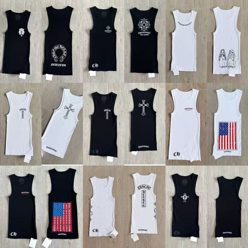 2026 Summer New CH Horseshoe Print Sleeveless Tank Dress for Women Slim Fit Versatile Street Style B 2026 Summer New CH Horseshoe Print Sleeveless Tank Dress for Women Slim Fit Versatile Street Style B