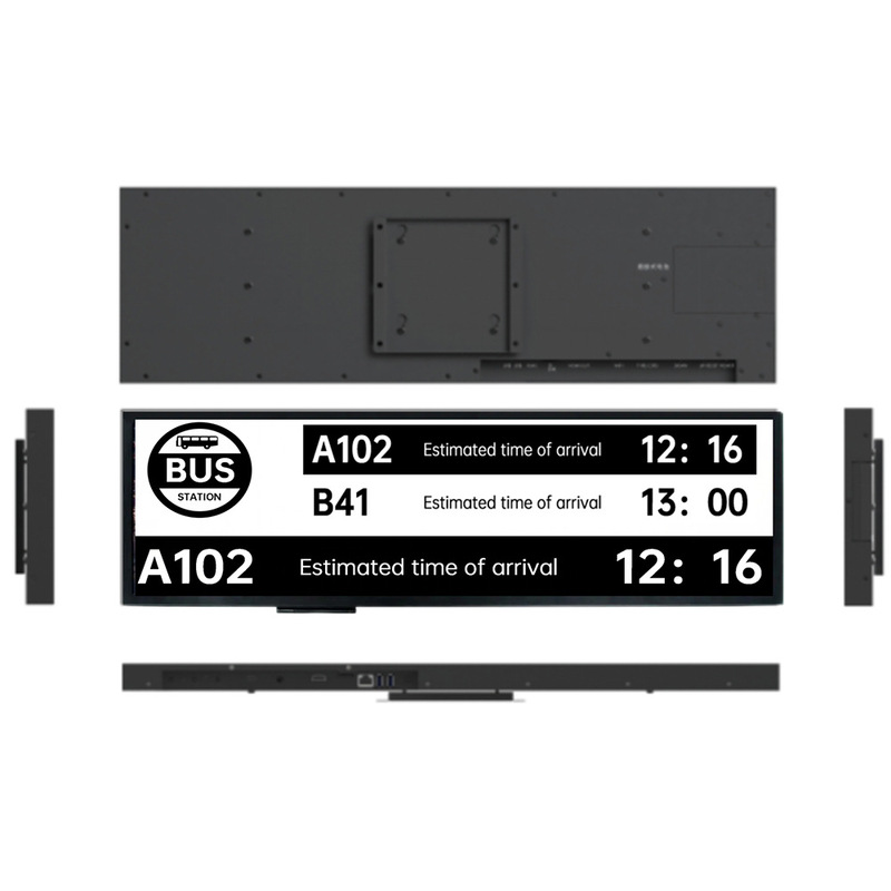 28inch Electronic Signage Black and White E-Ink Display Billboard Suitable for Airport Expos Ultra-Low Consumption Display