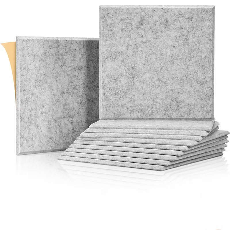Cross -border dedicated to 12 pieces of polyester fiber felt original acoustic sound absorption panel sound insulation and sound -absorbing background wall decoration