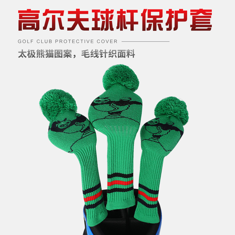 Cubierta de club de golf de punto cubierta de club de madera cubierta de tapa cubierta de club de golf Generación de soporte
