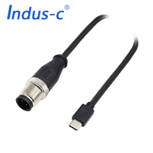 ����C�����B�Ӿ��B�����������|M12 D��4PIN���^ֱ�^TO USB