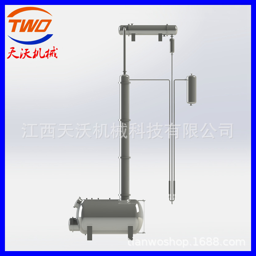 【厂家直供】小型实验酒精回收塔 酒精蒸馏设备 酒精回收设备