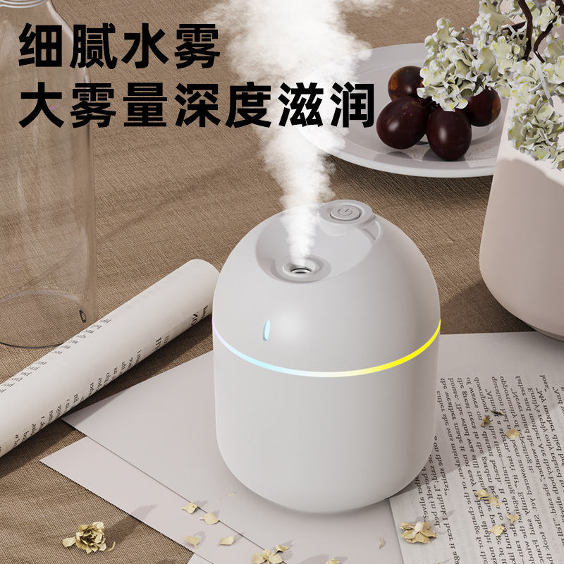 新款加湿器精油静音香薰机USB扩香仪加水雾化大喷雾空气家用卧室|undefined