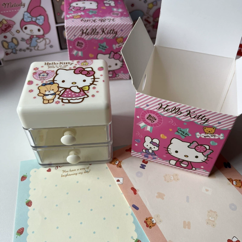 Органайзер для ручек (Sanrio) милая коробка-органайзер с 3 ящиками — маленькие и большие размеры