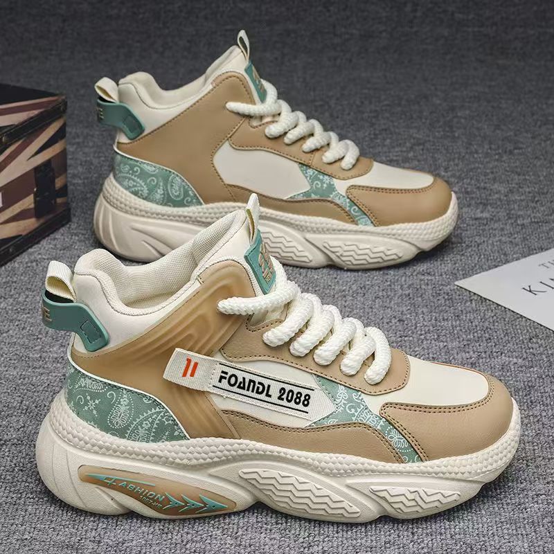 Zapatos de baloncesto de primavera 2026 zapatos de baloncesto de alta calidad, zapatos de moda para hombres adolescentes, zapatos de carrera de papá aumentan