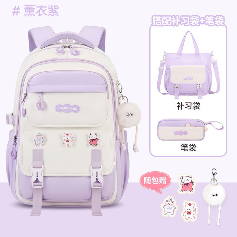 Mochila Escolar de Gran Capacidad para Secundaria de Tela Oxford, Ultraligero, para Educación Escolar