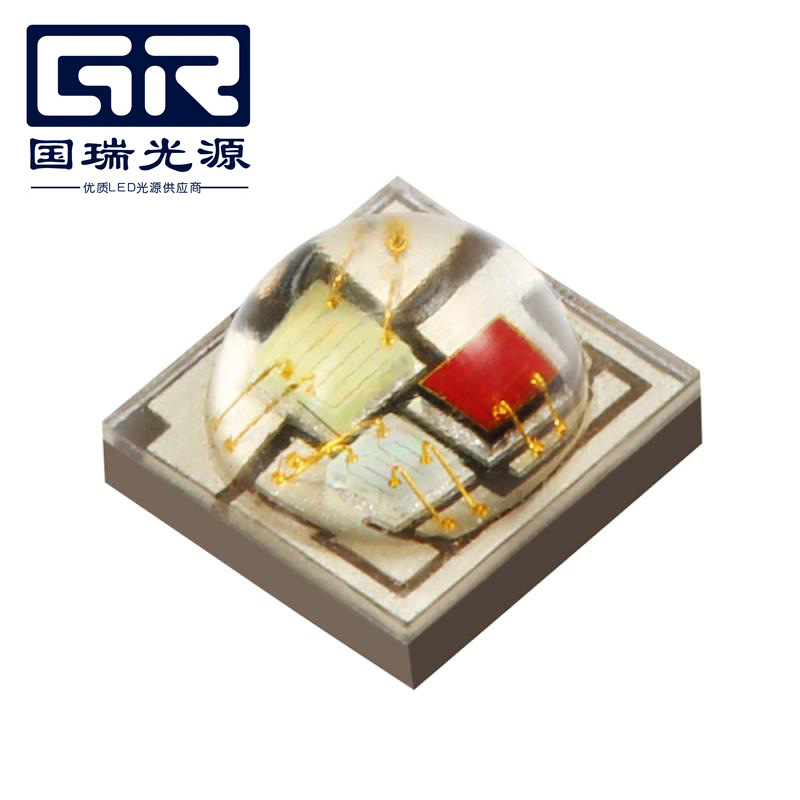 大功率3535RGB灯珠红绿蓝单色rgb高亮1W陶瓷三合一七彩LED灯珠